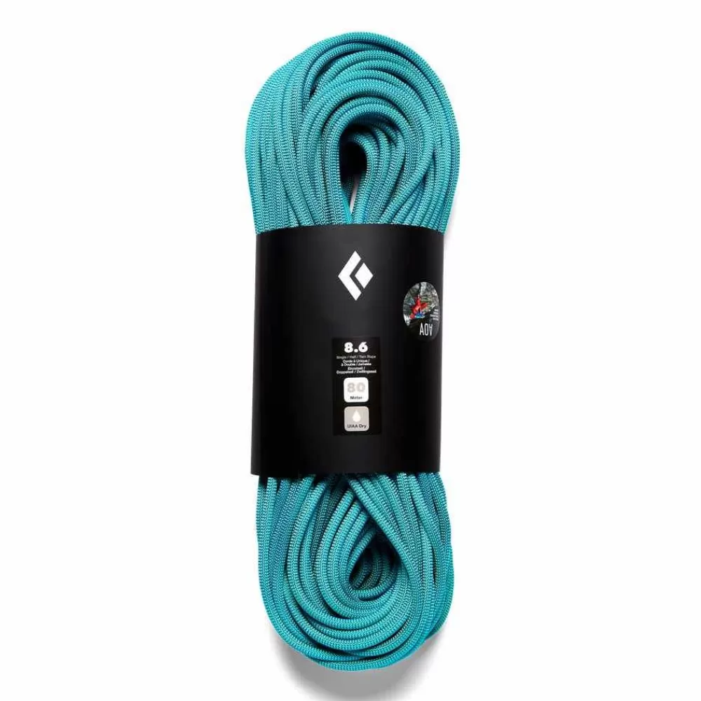 New 8.6 Climbing Rope Dry - Ondra Edition Köydet Ja Nauhalenkit