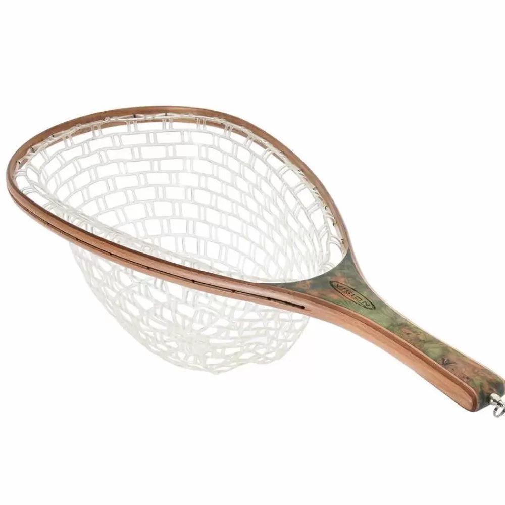 New Green Wood Landing Net Kalastustarvikkeet