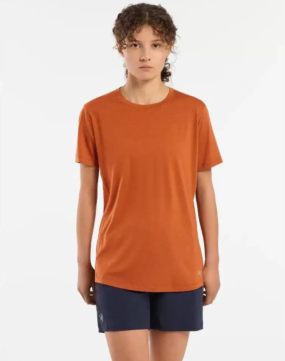 New Lana Merino Wool Crew Neck Shirt Ss Women'S T-Paidat